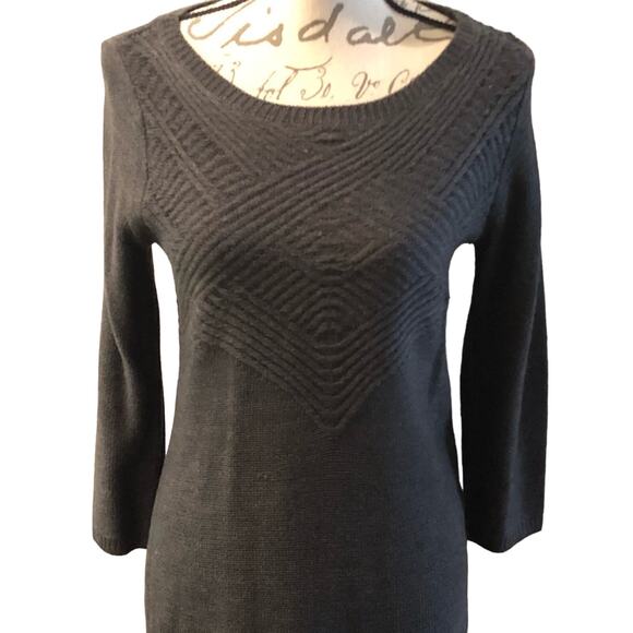 Mossimo Long Sleee Knit Sweater Dress Size Small Fall Winter Cozy Target - Picture 2 of 5